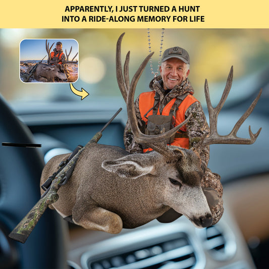 Trophy Moments – Personalized Photo Car Ornament