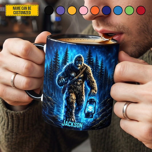 Midnight Trail Bigfoot – Personalized Bigfoot Accent Mug