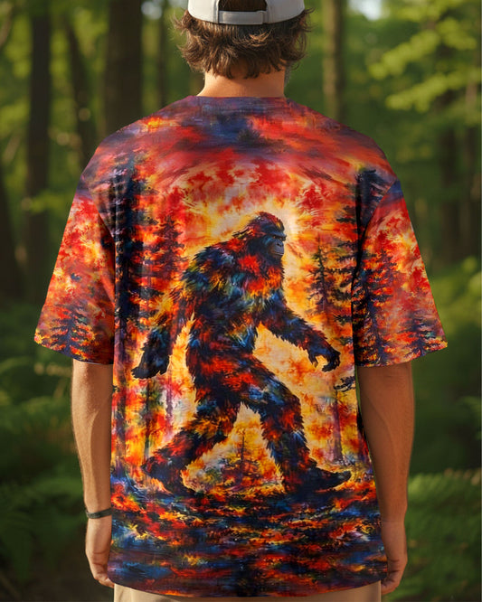 THE FOREST WALKER BIGFOOT ALL OVER PRINT SHIRT
