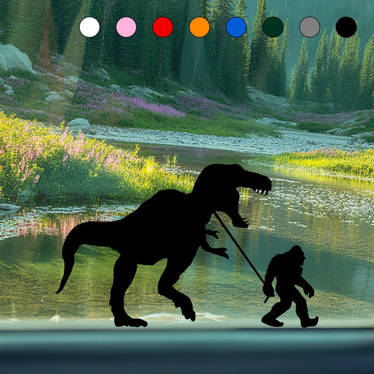 Dino Walker Bigfoot Sticker