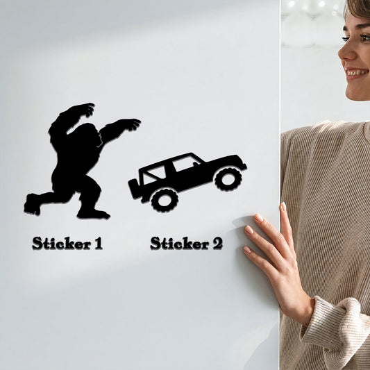 Bigfoot Jeep Magnet