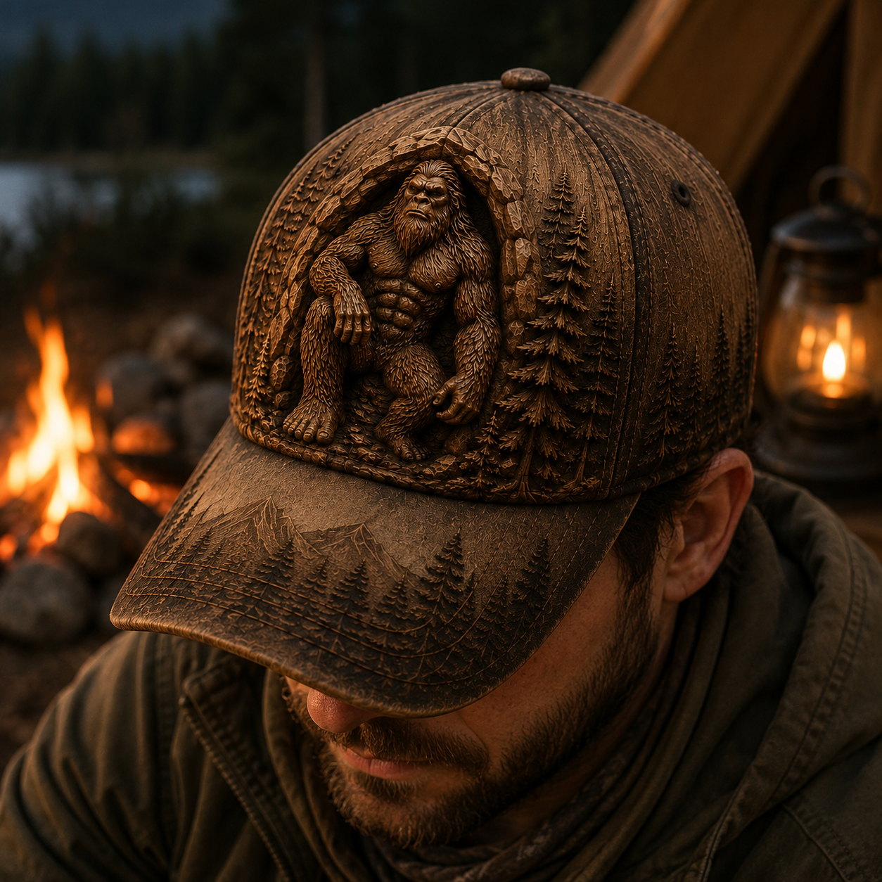 Bigfoot Adventure Classic Cap – Vintage Outdoor Hat