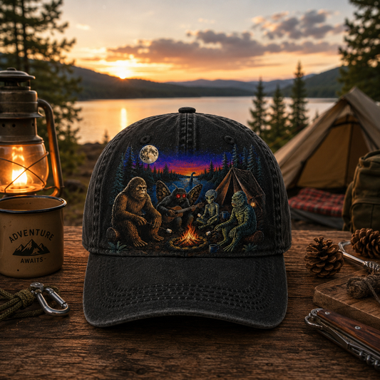 Bigfoot & Friends Campfire Club - Vintage Cap