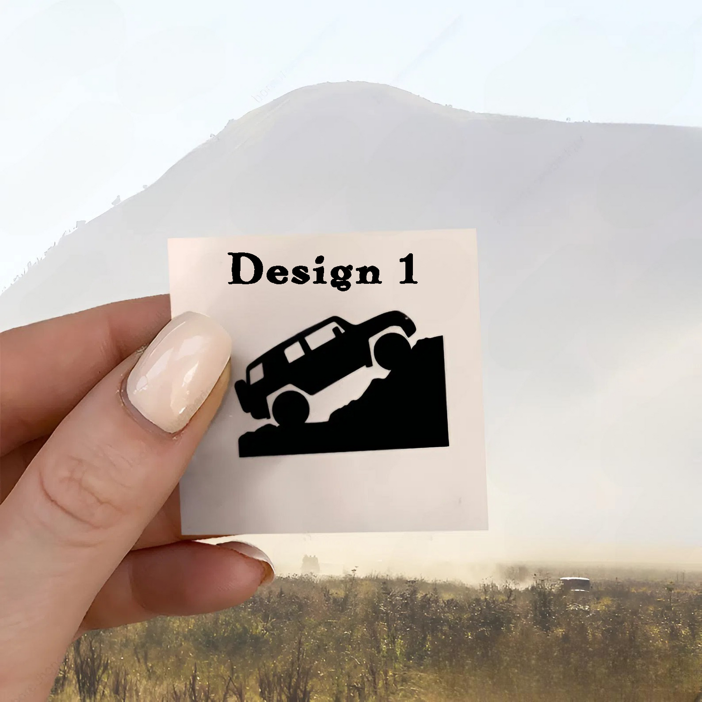 Set of 2 – Bigfoot Car Stickers