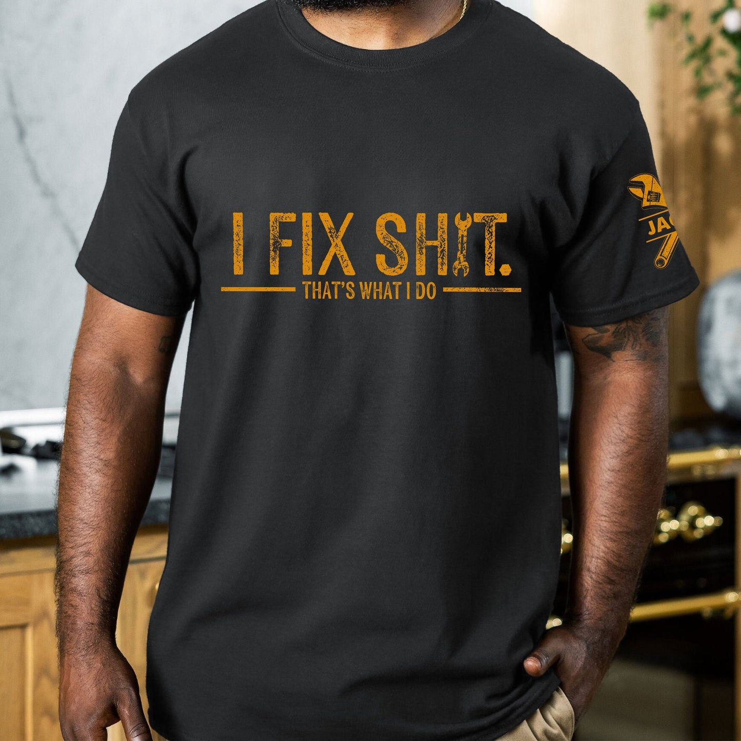 I Fix Sh!T That's What I Do - Personalized Garage Shirt