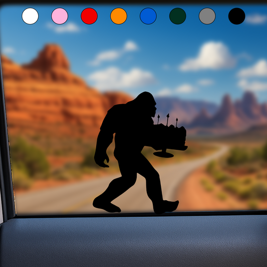 Bigfoot Birthday Stickers MyBackroad