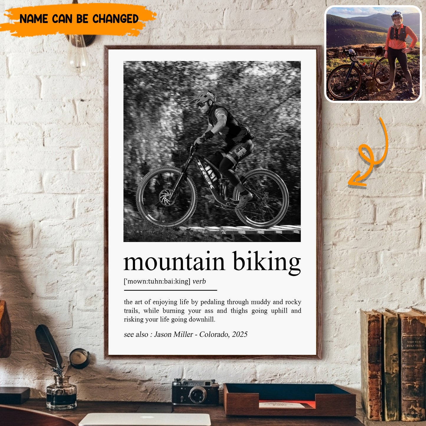 Personalized The Ultimate Poster & Canvas for Cycling and Outdoor Lovers
