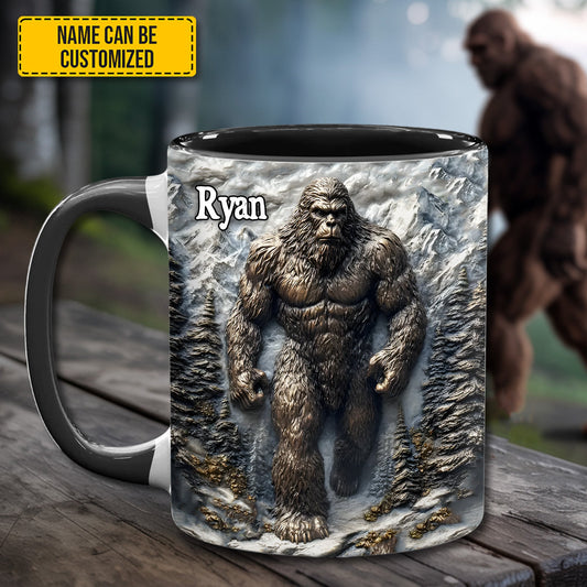 Shadow Stalker – Personalized Bigfoot Accent Mug