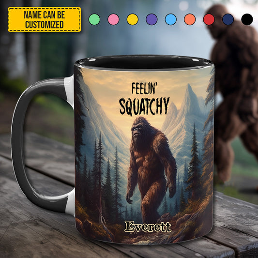 Believe Bigfoot – Personalized Sasquatch Accent Mug