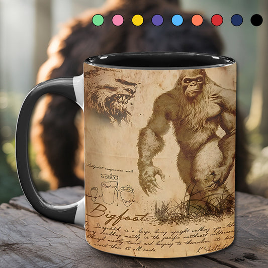 Bigfoot Legend in the Trees – Personalized Bigfoot Accent Mug