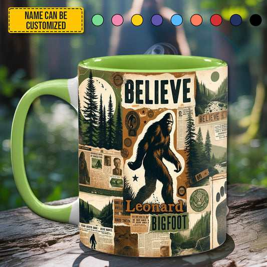 Bigfoot Is My Spirit Animal – Personalized Sasquatch Accent Mug