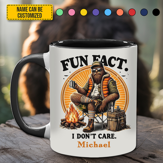 Believe In Yourself - Personalized Bigfoot Accent Mug