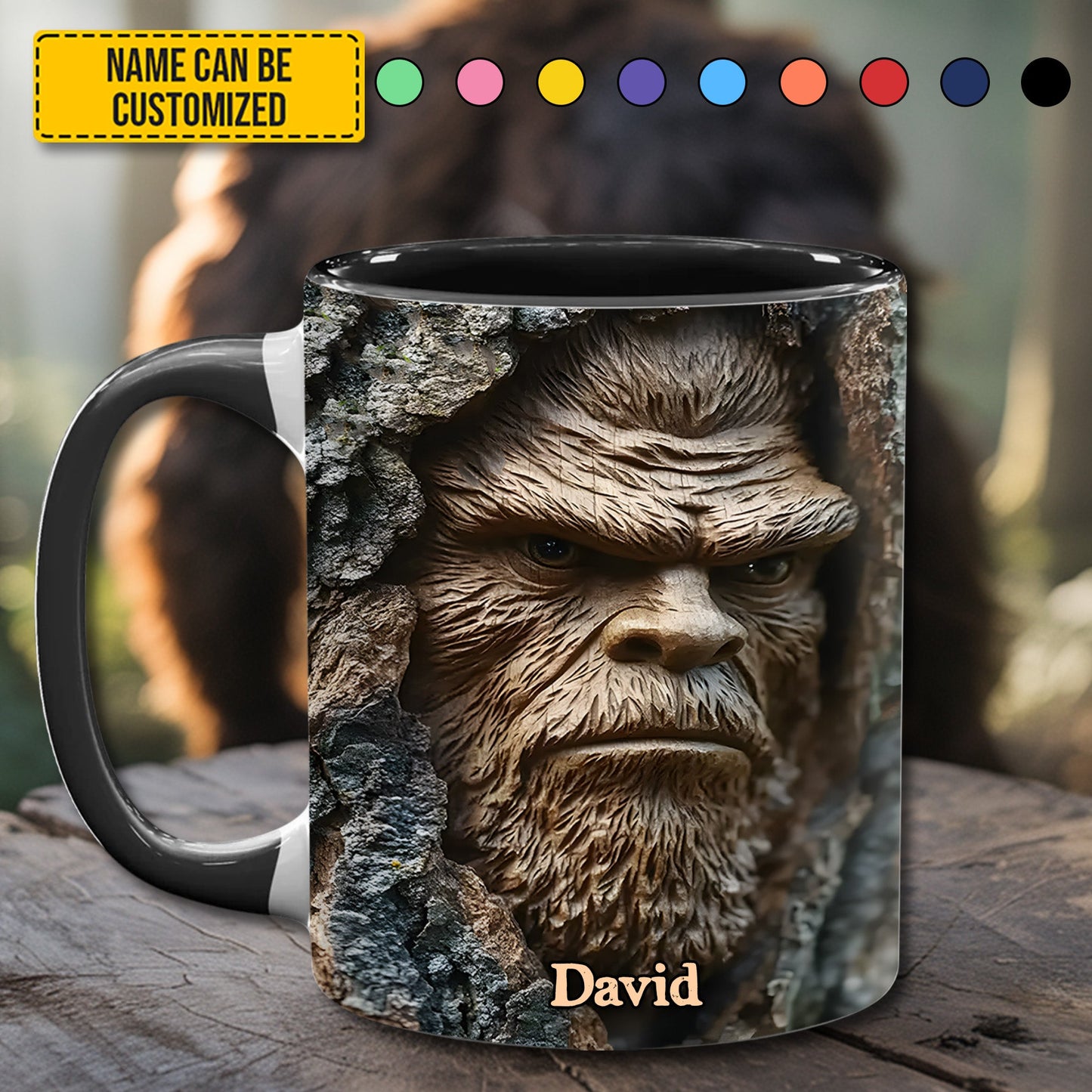 Fall Legend – Personalized Bigfoot Accent Mug