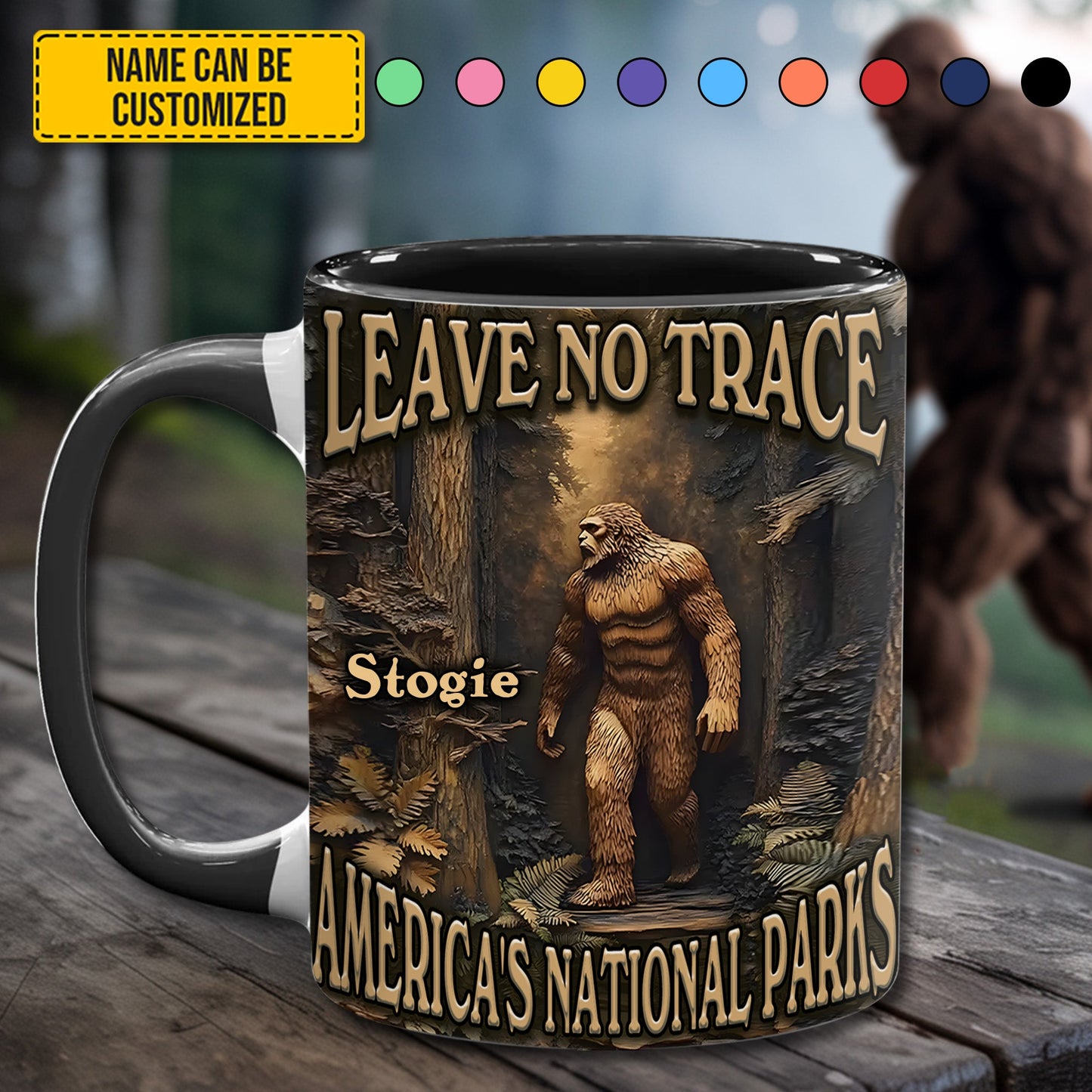 Wildlife - Personalized Bigfoot Accent Mug