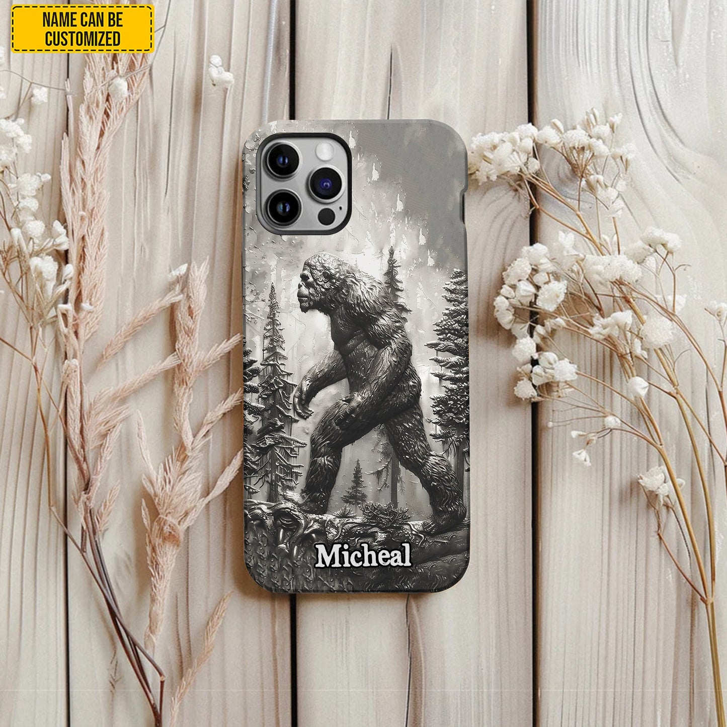 Bigfoot Legend In Trees - Personalized Legend In Trees Phone Case