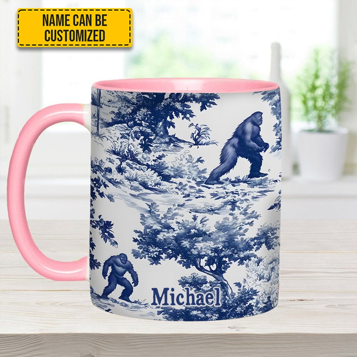 Forest Guardian – Personalized Bigfoot Accent Mug