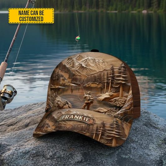 Personalized Illusion Fishing Classic Cap