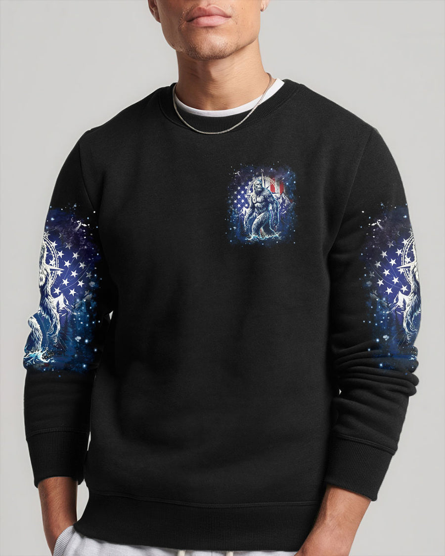 NOT ALL WHO WANDER ARE LOST BIGFOOT ALL OVER PRINT SHIRT