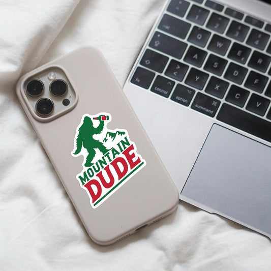 Mountain Dude Bigfoot Sticker