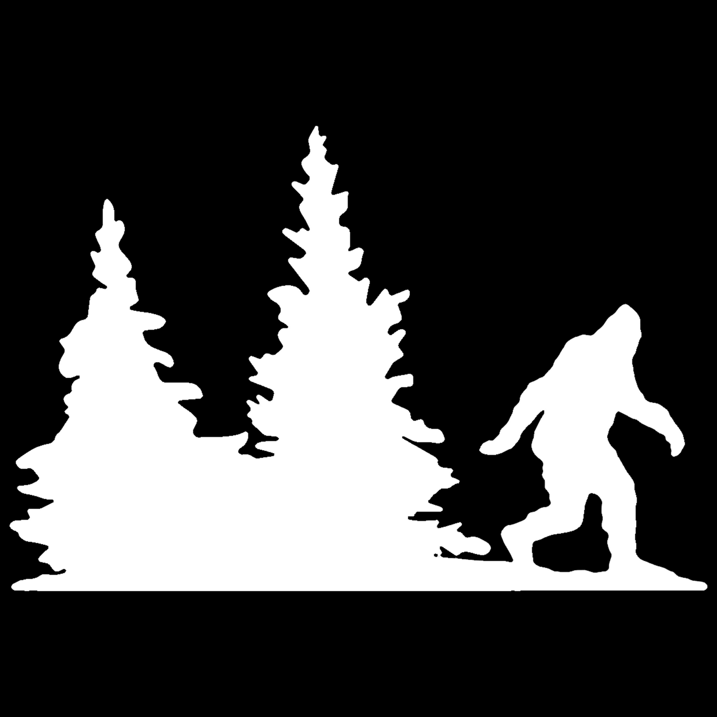 Bigfoot Windshield Stickers