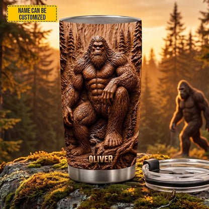 Woodland Legend – Personalized Bigfoot Tumbler