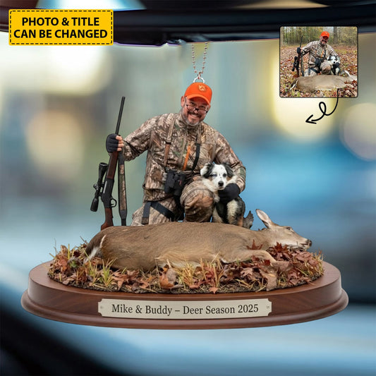 Trophy Moments - Custom Photo Hunting Car Ornament