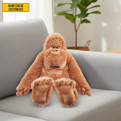 Personalized Cute Bigfoot Custom Shaped Pillow