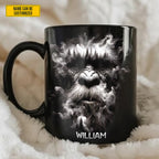 Personalized Bigfoot Black Mug