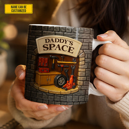 Personalized Garage Workshop White Mug