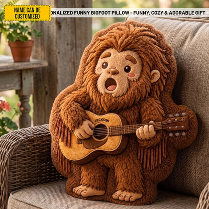 Personalized Cute Bigfoot Custom Shaped Pillow
