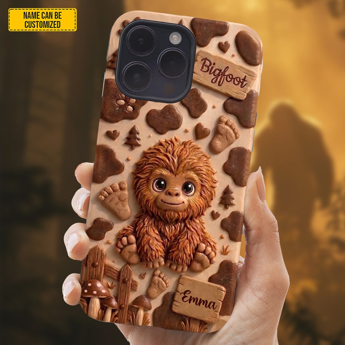 Little Bigfoot – Personalized Phone Case