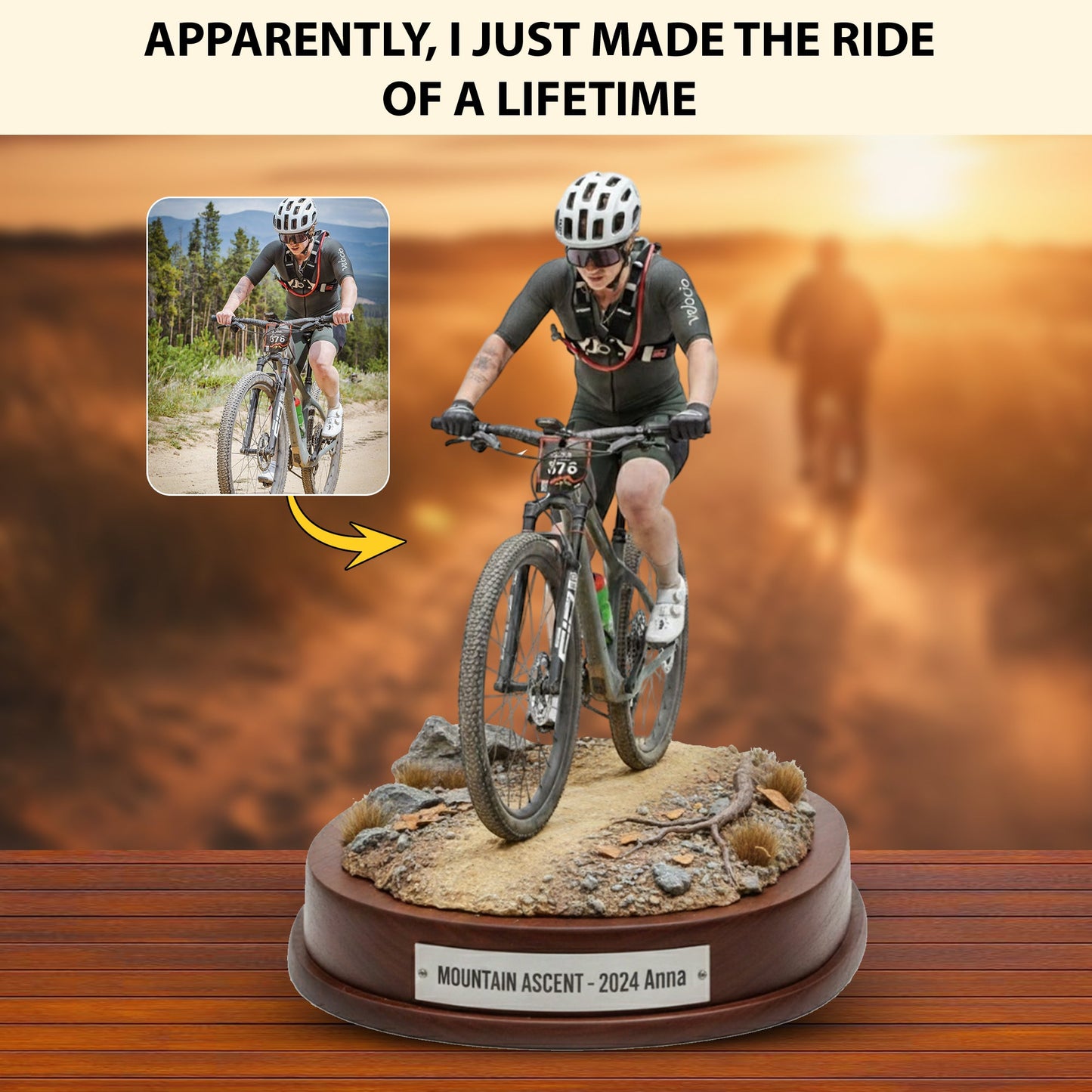 Rider Triumph – Personalized Photo Acrylic Plaque