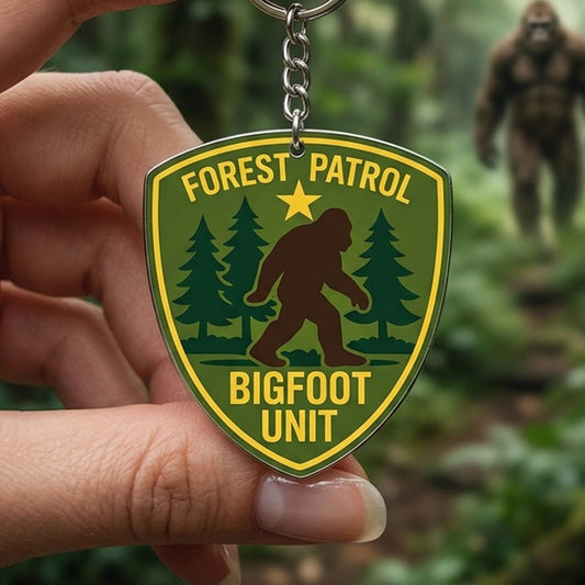 Forest Patrol – Bigfoot Keychain