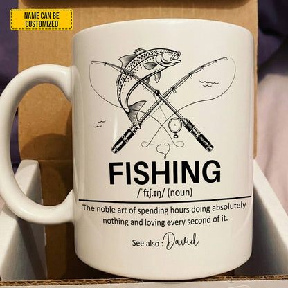 The Ultimate Mug for Fishing Lovers! 🎣 - Personalized Fishing White Mug