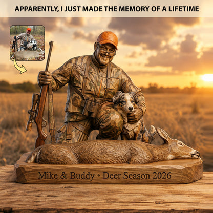 Preserve Your Best Hunting Memories Forever In Wood – Personalized Wooden Block