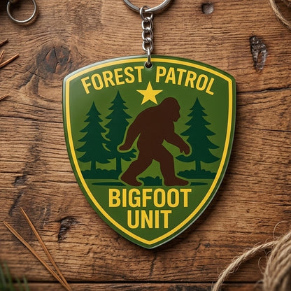 Forest Patrol – Bigfoot Keychain
