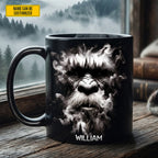 Personalized Bigfoot Black Mug