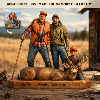 Preserve Your Best Hunting Memories Forever In Wood – Personalized Wooden Block