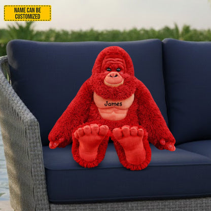 Personalized Cute Bigfoot Custom Shaped Pillow