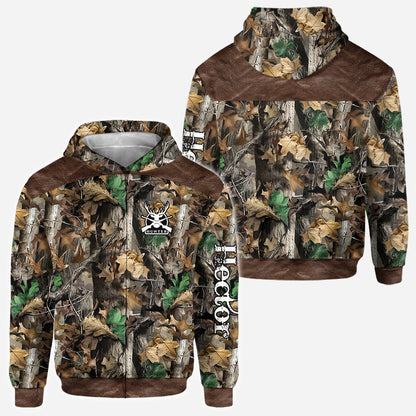 Camo Buck Hunter – Personalized Hunting All Over Shirt