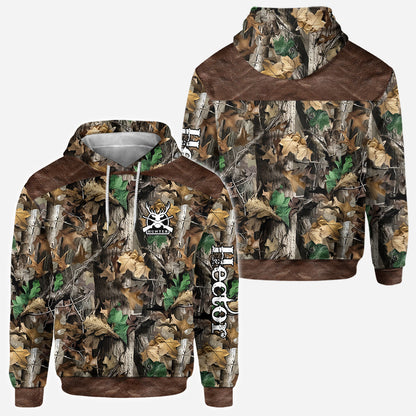 Camo Buck Hunter – Personalized Hunting All Over Shirt