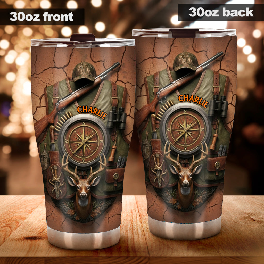 Hunter’s Compass – Personalized Hunting Tumbler