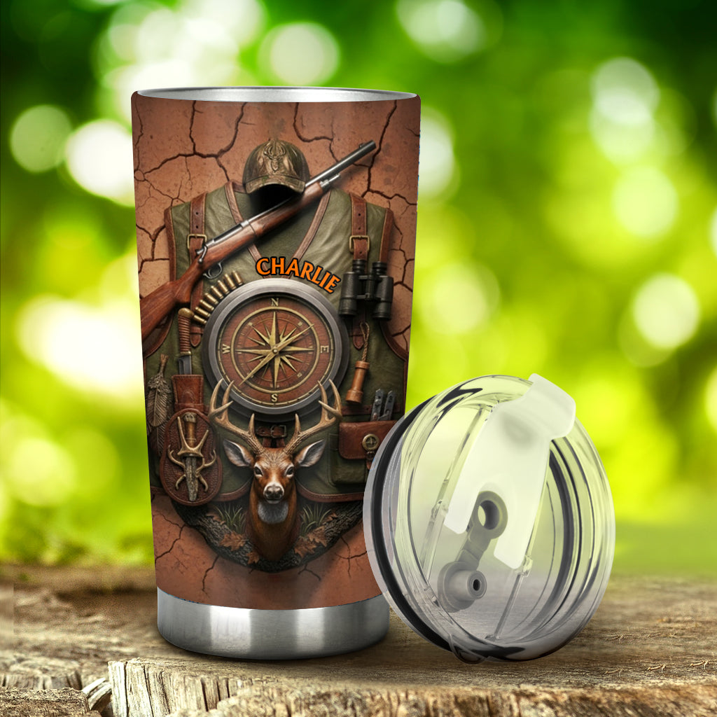 Hunter’s Compass – Personalized Hunting Tumbler
