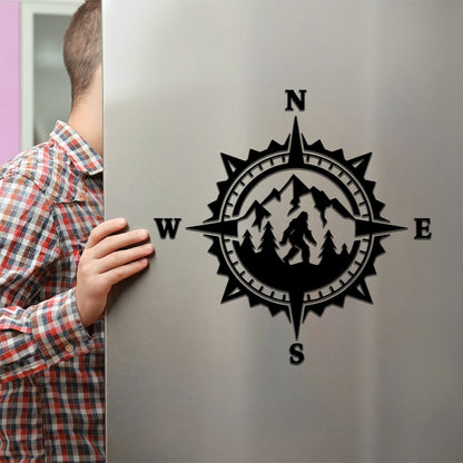 Sasquatch Compass Magnet