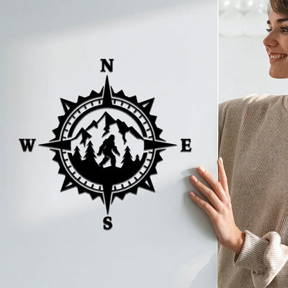 Sasquatch Compass Magnet