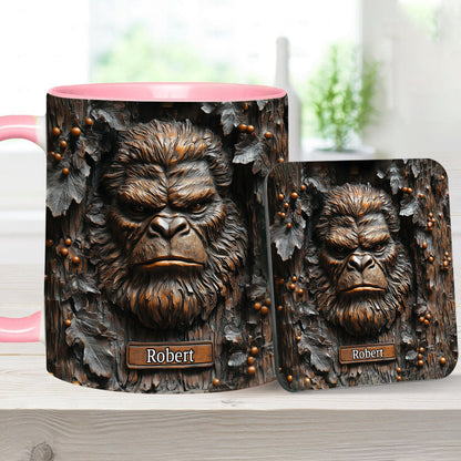 Sasquatch - Personalized Camping Accent Mug