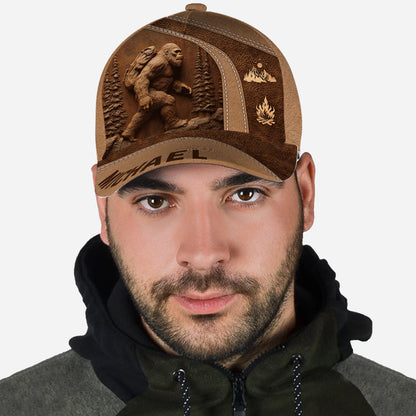 Bigfoot Sasquatch Legend In Trees - Personalized Camping Outdoor Classic Cap