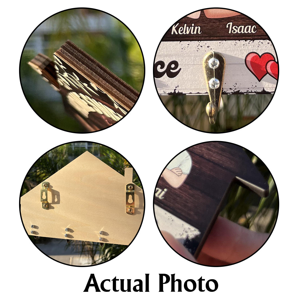 Custom From Any Photo - Personalized Hunting Custom Shaped Hanging Rack