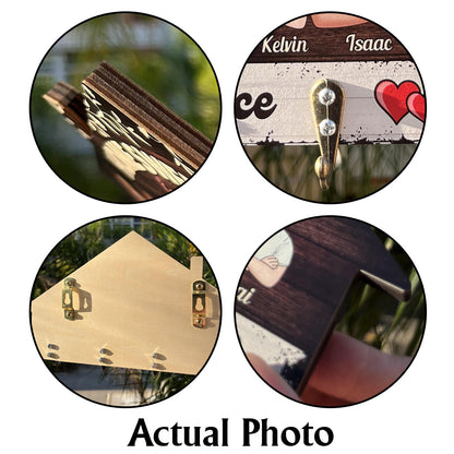 Custom From Any Photo - Personalized Hunting Custom Shaped Hanging Rack