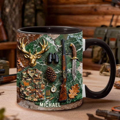 Hunter’s Gear – Personalized Hunting Accent Mug